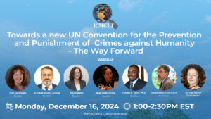 Read more about the article Towards a new UN Convention for the Prevention and Punishment of  Crimes against Humanity – The Way Forward (Webinar)