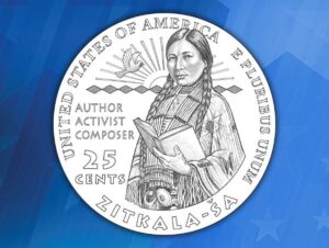 Read more about the article Zitkala-Ša, Native American Rights Activist, Honored on New Quarter