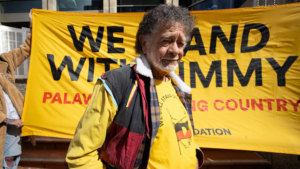 Read more about the article Tasmanian Aboriginal elder Jim Everett convicted as he continues protesting the court’s jurisdiction over him