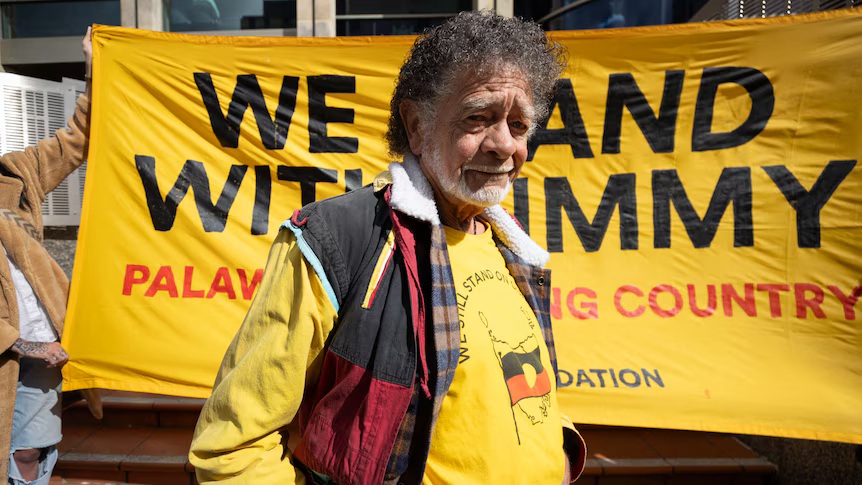 You are currently viewing Tasmanian Aboriginal elder Jim Everett convicted as he continues protesting the court’s jurisdiction over him