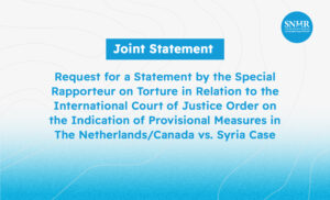 Read more about the article Special Rapporteur on Torture documents Syrian violations for ICJ case