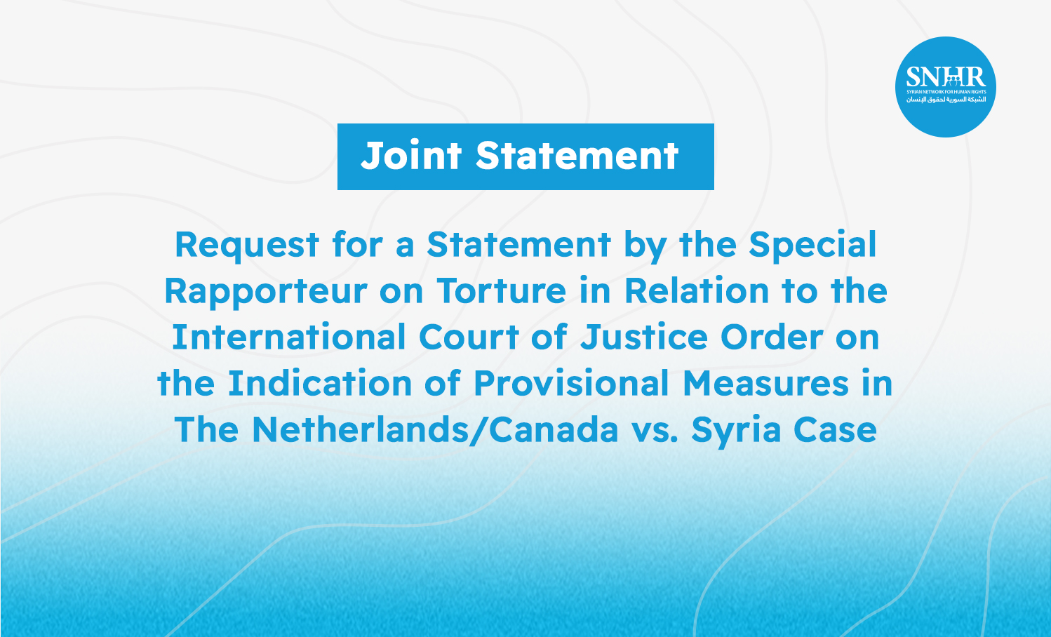 You are currently viewing Special Rapporteur on Torture documents Syrian violations for ICJ case