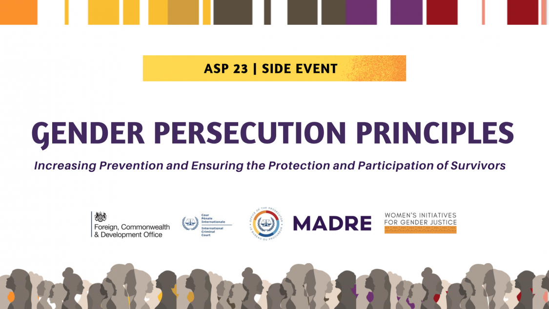 You are currently viewing ASP Side Event | Gender Persecution Principles