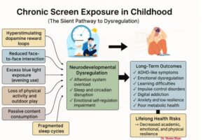 Read more about the article Screen Exposure in Childhood: The Silent Architect of Lifelong Dysregulation