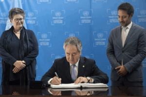 Read more about the article Global majority of countries now signed onto the UN nuclear ban treaty