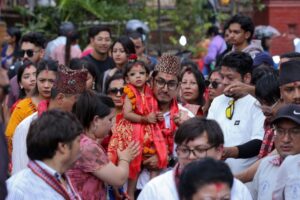 Read more about the article 2-year-old girl chosen in Nepal as new living goddess worshipped by both Hindus and Buddhists
