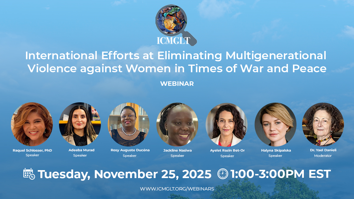 You are currently viewing International Efforts at Eliminating Multigenerational Violence against Women in Times of War and Peace (Webinar)