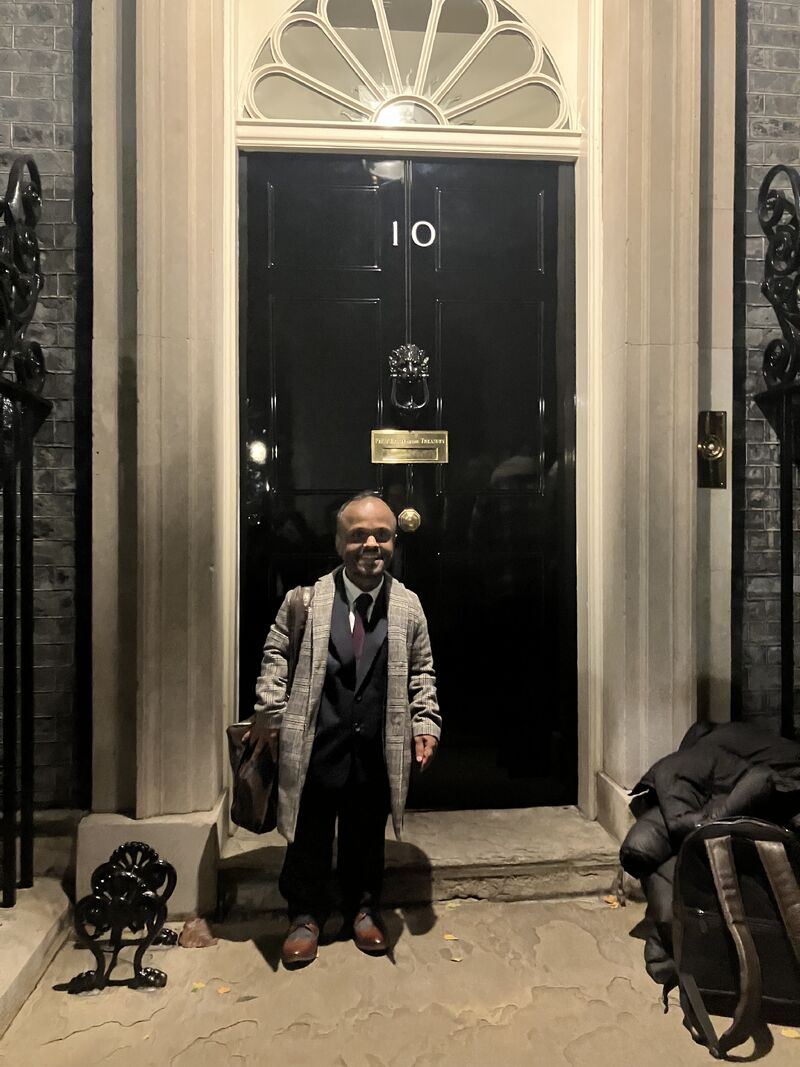 You are currently viewing Last night I was invited to a reception at 10 Downing Street, celebrating international men’s day which was an absolute honour and privilege.