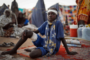 Read more about the article Crawling to escape slaughter, people flee Sudan paramilitary group on their hands and knees