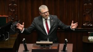 Read more about the article ‘Poland is for Poles, not Jews’: Polish MP’s speech outside Auschwitz stirs outrage