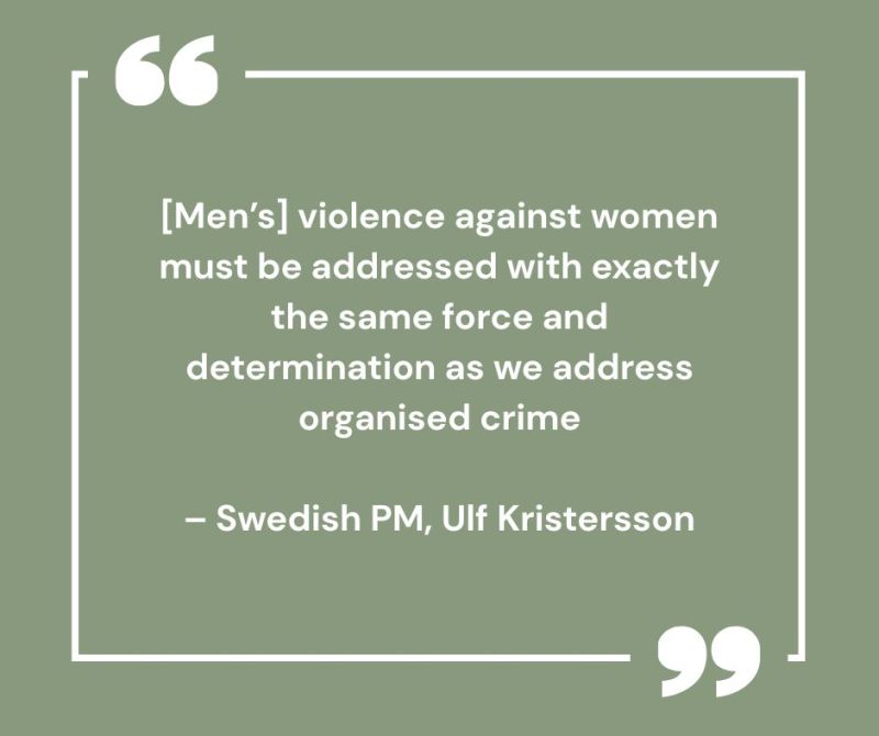 You are currently viewing Sweden will introduce a new high-level coordinating council to strengthen and streamline efforts to end men’s violence against women (MVAW).
