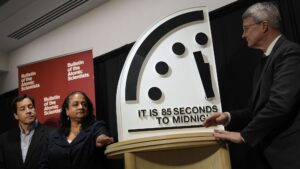 Read more about the article Doomsday Clock 2026: Scientists set new time