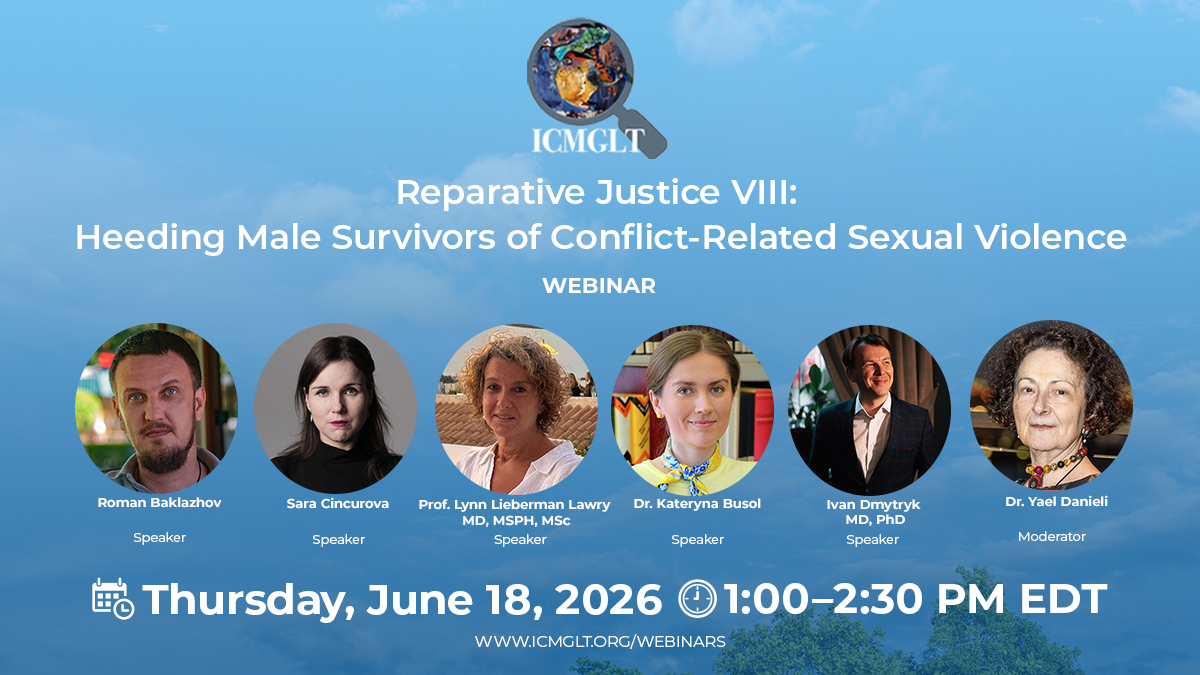 You are currently viewing Reparative Justice VIII: Heeding Male Survivors of Conflict-Related Sexual Violence (Webinar)