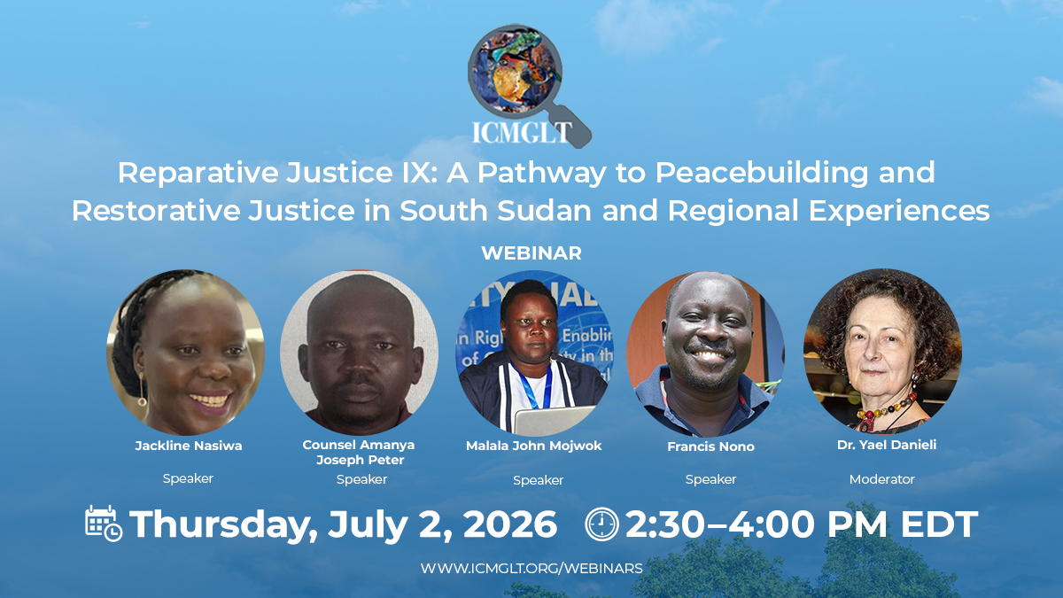 You are currently viewing Reparative Justice IX: A Pathway to Peacebuilding and Restorative Justice in South Sudan and Regional Experiences