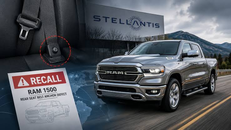 You are currently viewing Stellantis will recall 1.5 million Ram 1500 trucks over seat belts