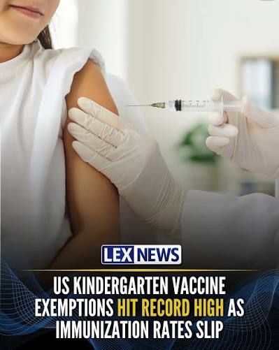 You are currently viewing Childhood vaccine exemptions reach record high as U.S. measles cases rise