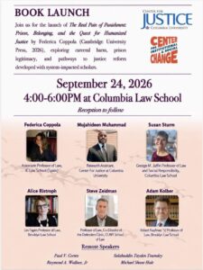 Read more about the article Join Columbia University’s Center for Justice and Center for Institutional and Social Change on September 24
