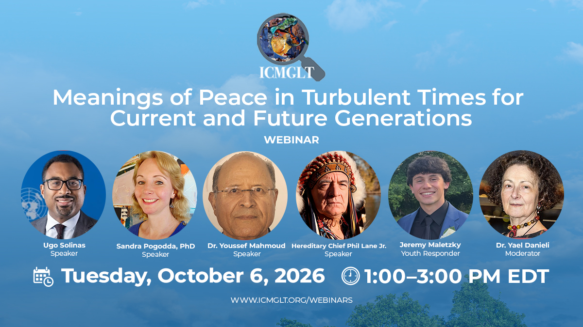 You are currently viewing Meanings of Peace in Turbulent Times for Current and Future Generations (Webinar)
